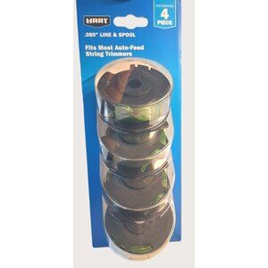 Hart 4-Pack .080" Line & Spool For Auto-Feed String Trimmers